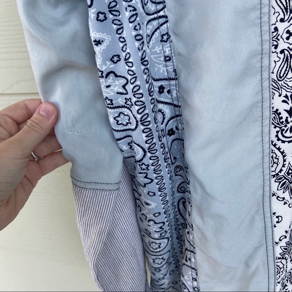 Free People•Paisley Printed Button Town Tunic - Picture 6 of 9